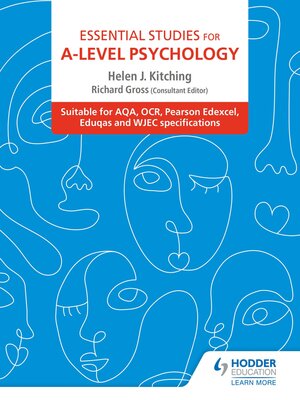 cover image of Essential Studies for A-Level Psychology